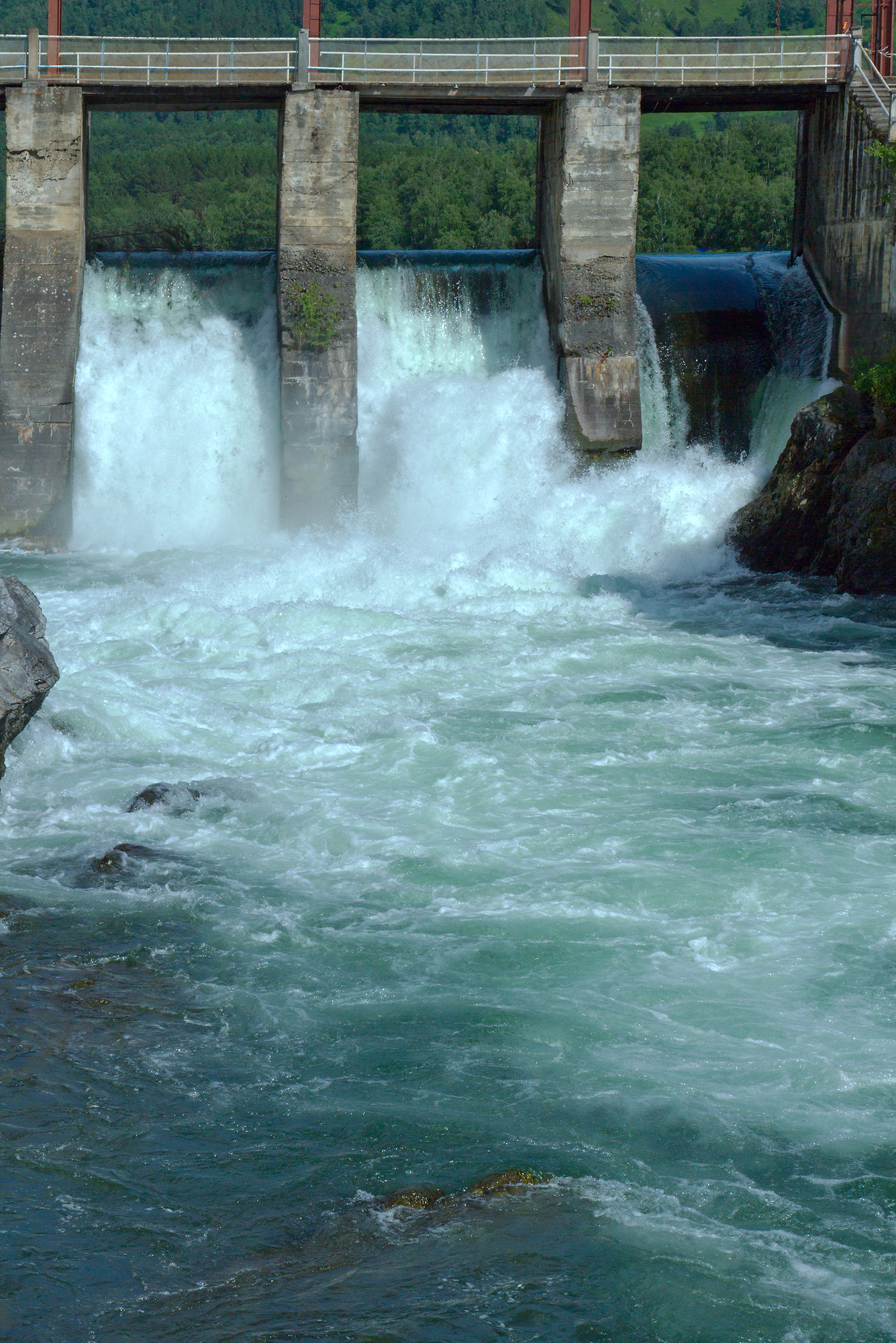 Hydroelectric power water flow