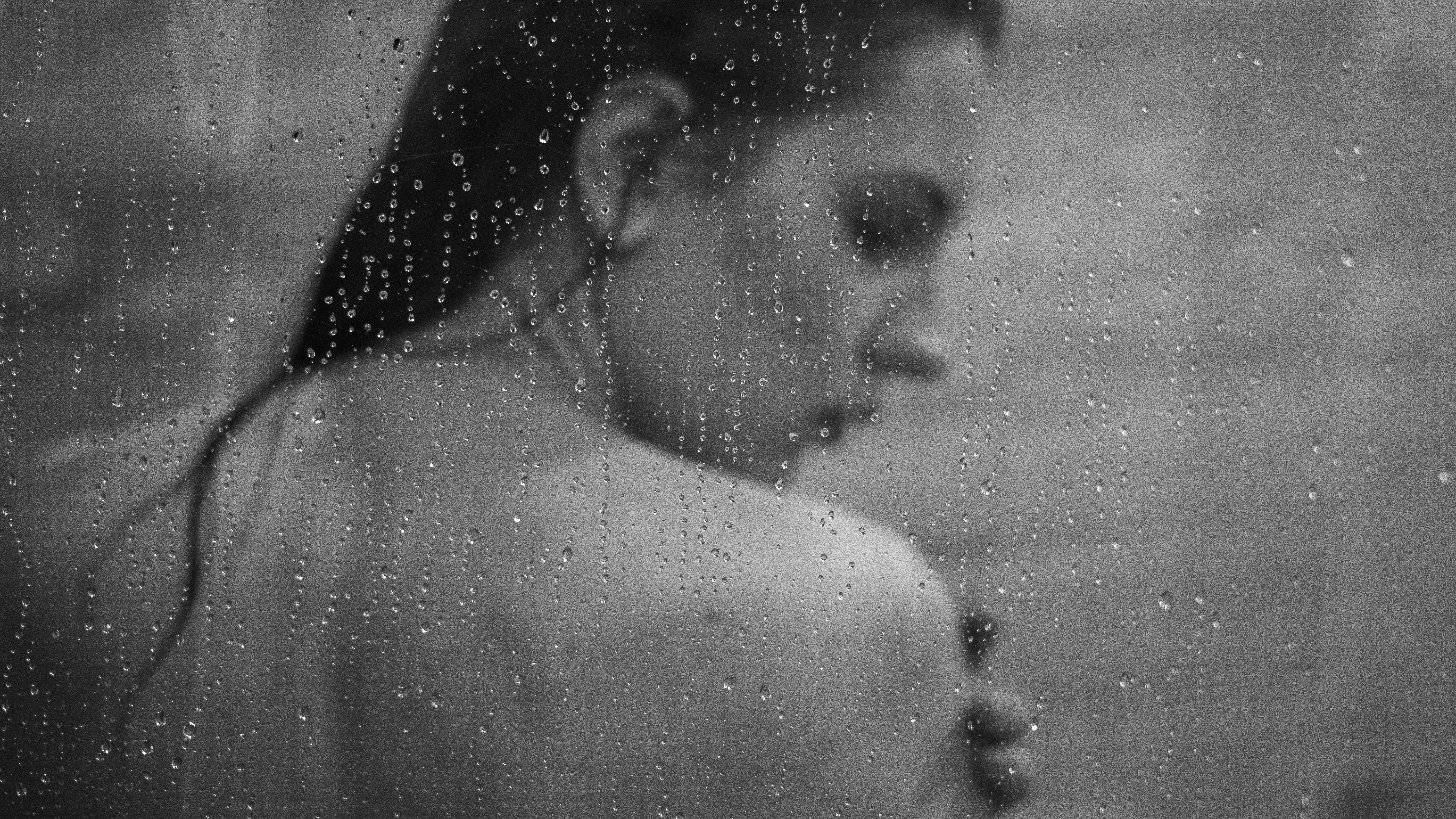 Woman Taking a Shower