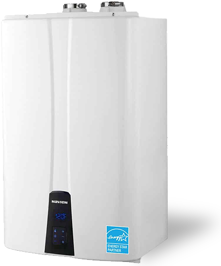 A white rectangular water heater from Superior Water