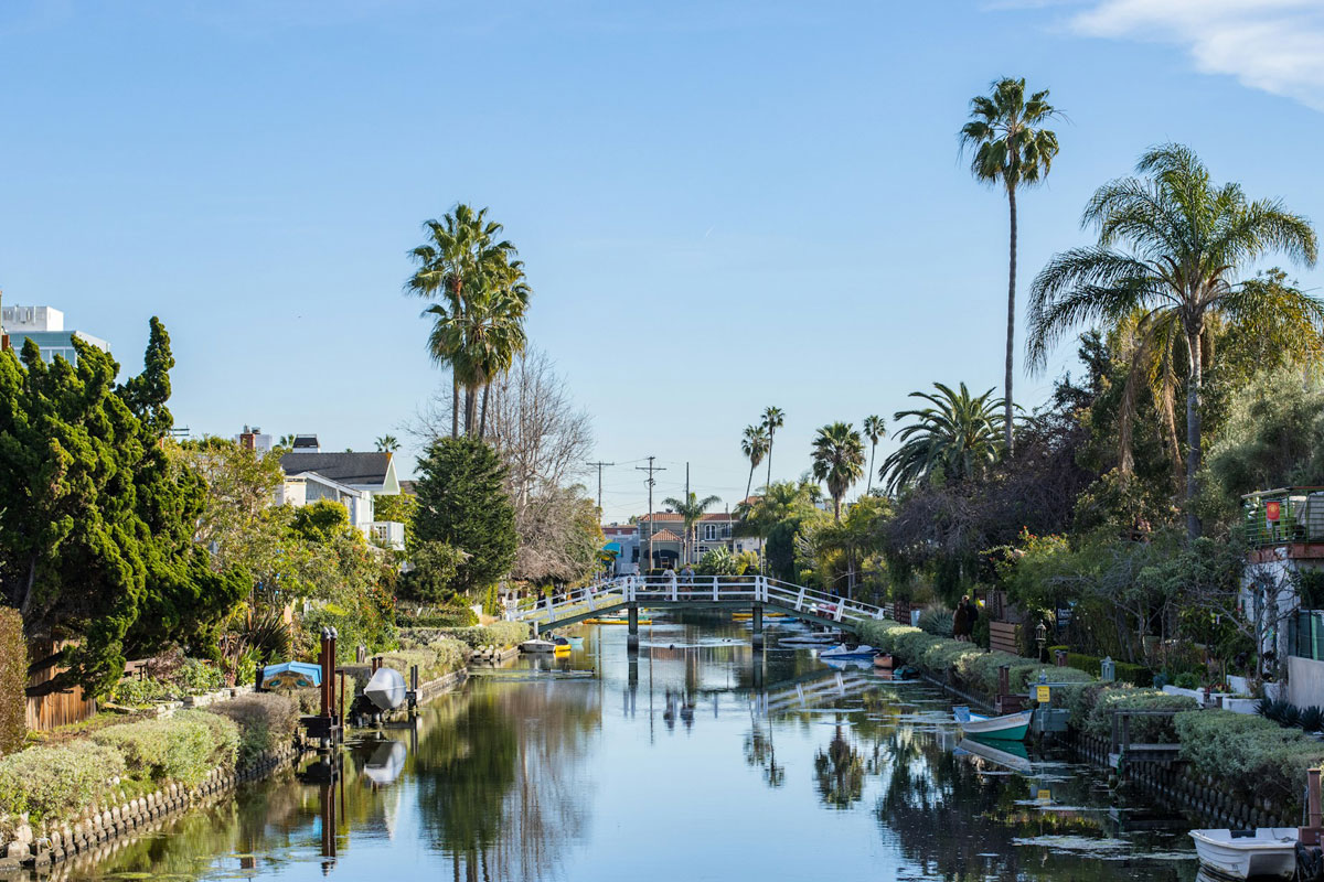 venice-canals-los-angeles The Venice Canals located in Los Angeles